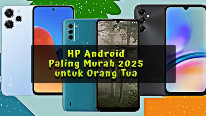 HP Android Paling Murah 2025 untuk Orang Tua