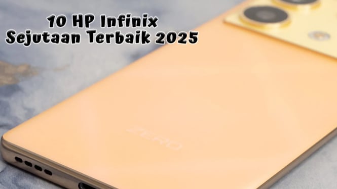 10 Rekomendasi HP Infinix Sejutaan Terbaik 2025