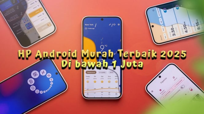 10 Rekomendasi HP Android Murah Terbaik 2025 Di bawah 1 Juta