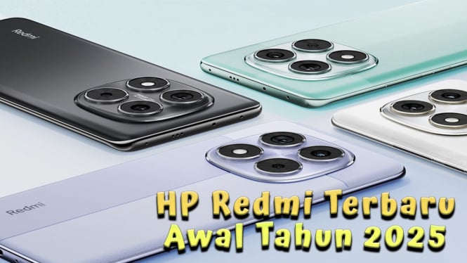 6 HP Redmi Terbaru Awal Tahun 2025