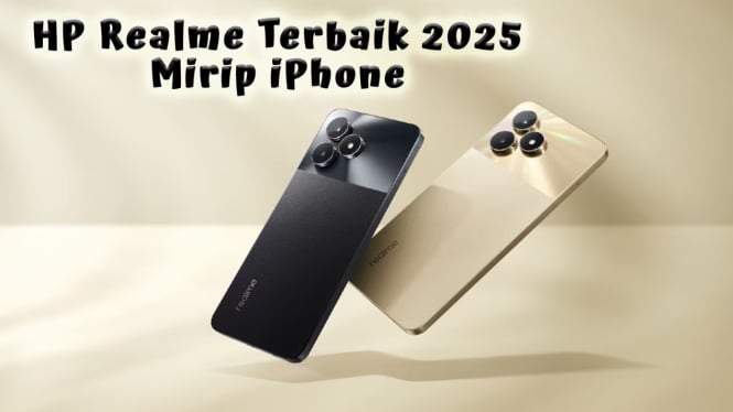 4 Rekomendasi HP Realme Paling Murah 2025 Mirip iPhone