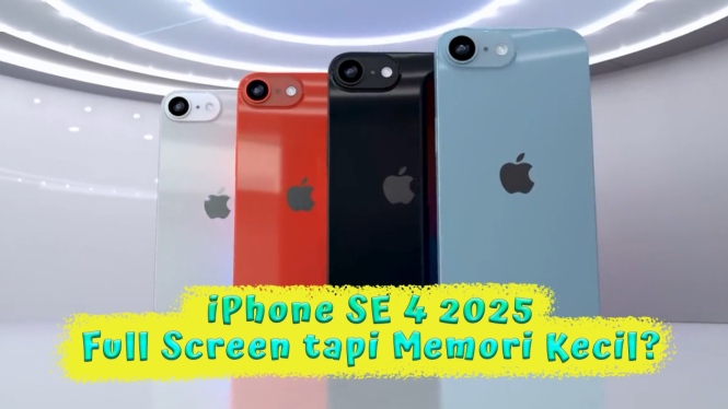 iPhone SE 4 2025, Full Screen tapi Memori Kecil?