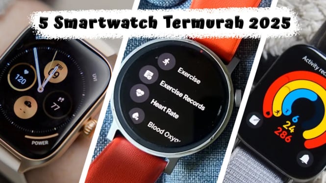 5 Smartwatch Termurah 2025 Layar AMOLED Gak Sampai Rp 500 Ribuan