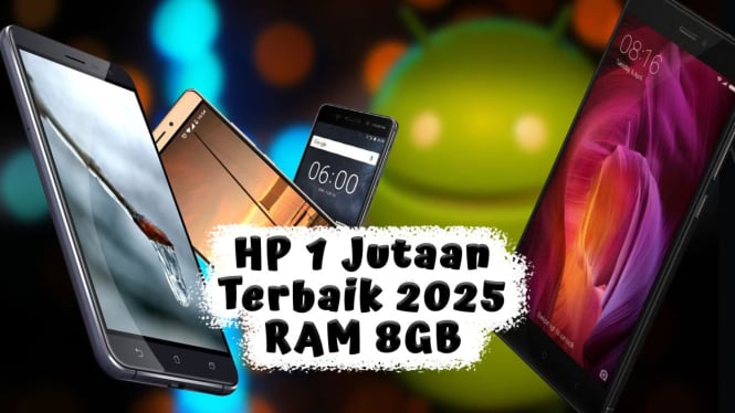 Rekomendasi HP 1 Jutaan Terbaik 2025 RAM 8GB Performa Gaming