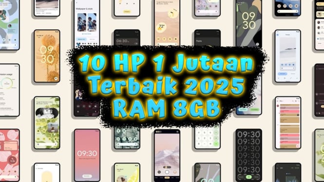 10 Rekomendasi HP 1 Jutaan Terbaik 2025 RAM 8GB Layar AMOLED