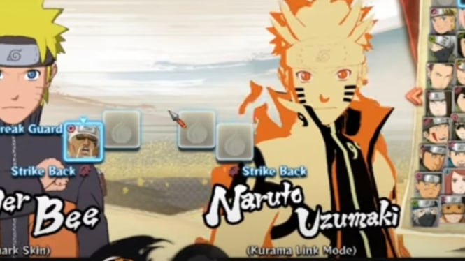 Full karakter Naruto Shippuden Ultimate Ninja Storm 4.