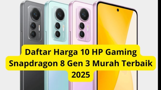 Harga 10 HP Gaming Snapdragon 8 Gen 3 Murah Terbaik 2025