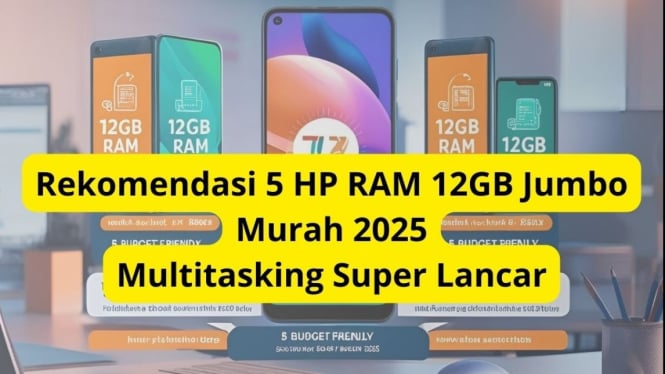 HP dengan RAM 12GB Murah 2025