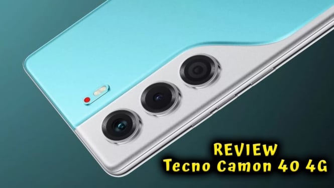 Review Tecno Camon 40 4G HP 2 Jutaan Spek Premium