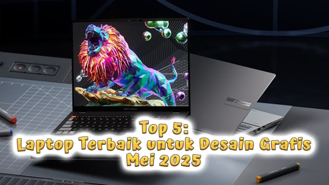 Top 5: Laptop Terbaik untuk Desain Grafis 2025