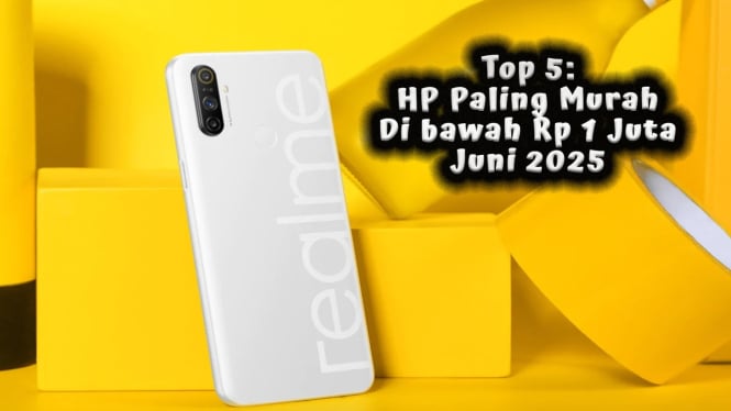 Top 5: HP Paling Murah Juni 2025 Di bawah Rp 1 Juta