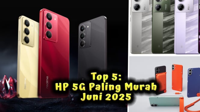 Top 5: HP 5G Paling Murah Juni 2025