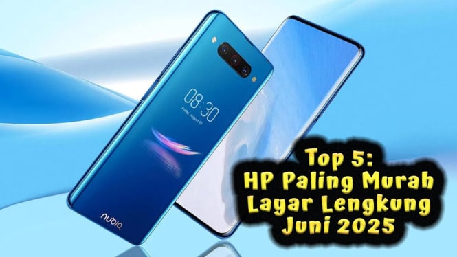 Top 5: HP Paling Murah Layar Lengkung Juni 2025