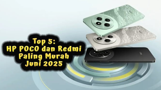 Top 5 HP POCO dan Redmi Paling Murah Juni 2025
