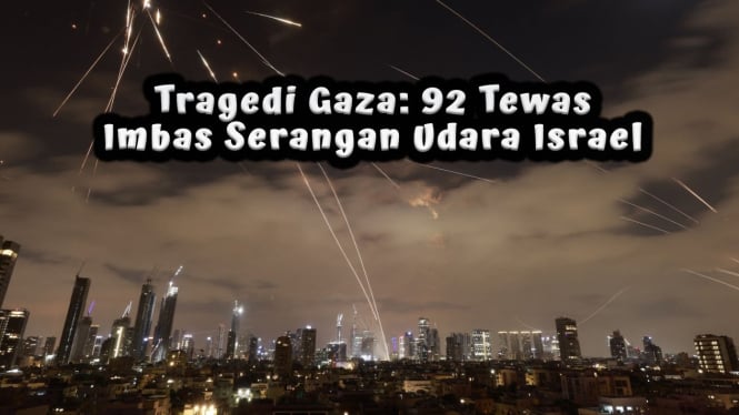 Tragedi Gaza: 92 Tewas Imbas Serangan Udara Israel
