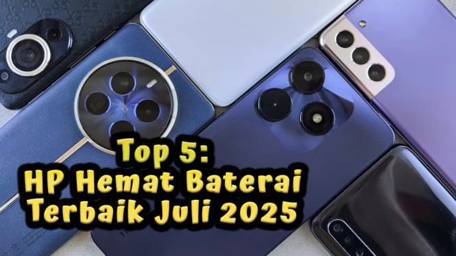 Top 5 HP Hemat Baterai Terbaik Juli 2025
