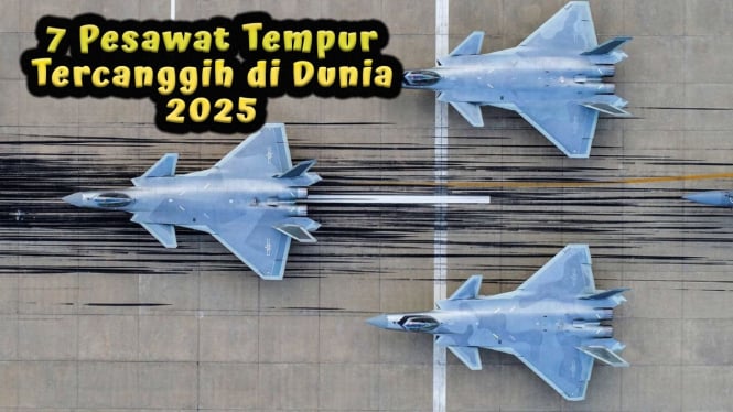 7 Pesawat Tempur Tercanggih di Dunia 2025