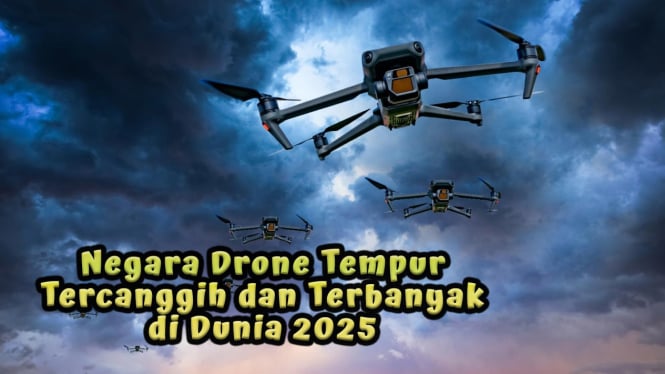 6 Drone Tempur Tercanggih dan Terbanyak di Dunia 2025