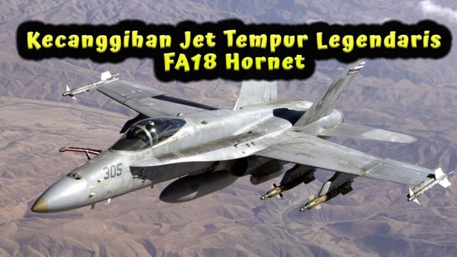 Kecanggihan Jet Tempur Legendaris FA18 Hornet