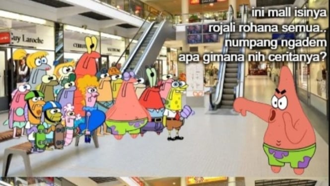 Fenomena rojali di mall