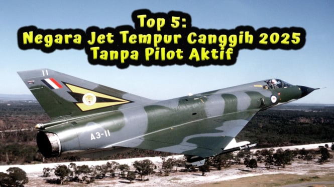 Top 5: Negara Jet Tempur Canggih 2025 Tanpa Pilot Aktif
