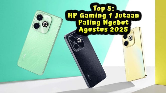 Daftar HP Gaming 1 Jutaan Paling Ngebut Agustus 2025