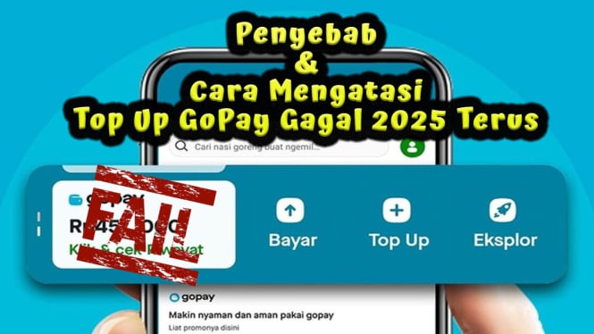 Top Up GoPay Gagal 2025 Terus