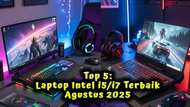 Laptop Intel i5/i7 Terbaik Agustus 2025