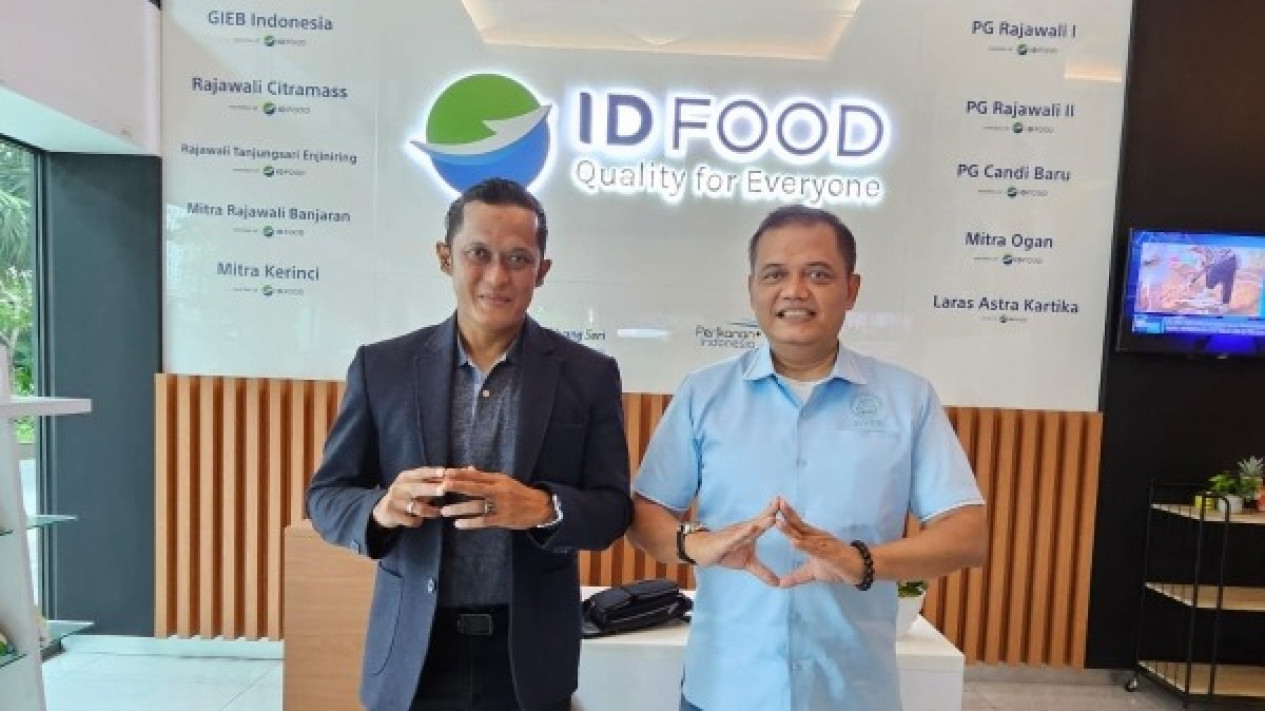 Yoyok Pitoyo Bersama Mitra ID Food