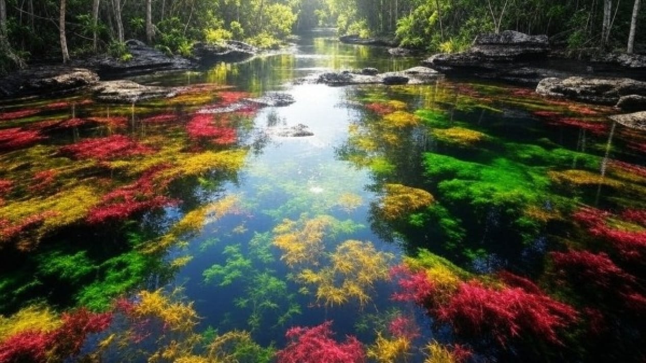 Sungai Pelangi di Kolombia