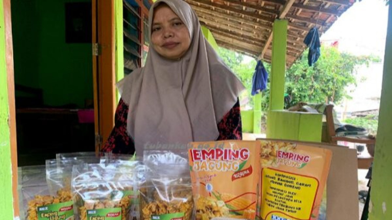 Emping Jagung dari Tuban, Jawa Timur