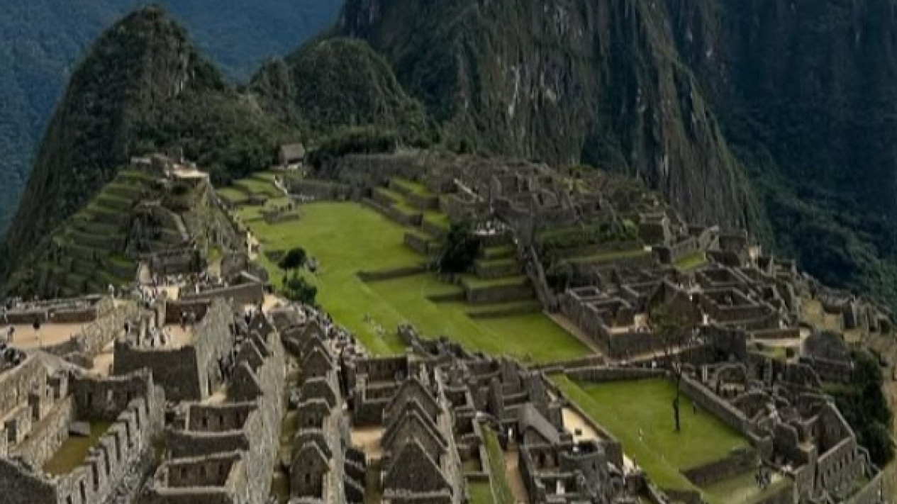 Reruntuhan Kuno Inca Machu Picchu