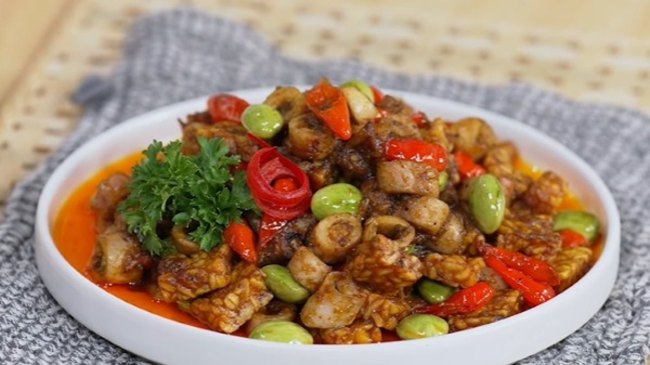 Sambal Tempe Cumi Asin Ala Chef Rudy