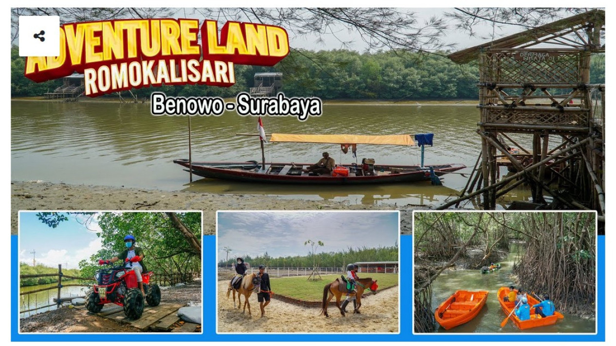 Adventure Land Romokalisari di Surabaya, Jawa Timur