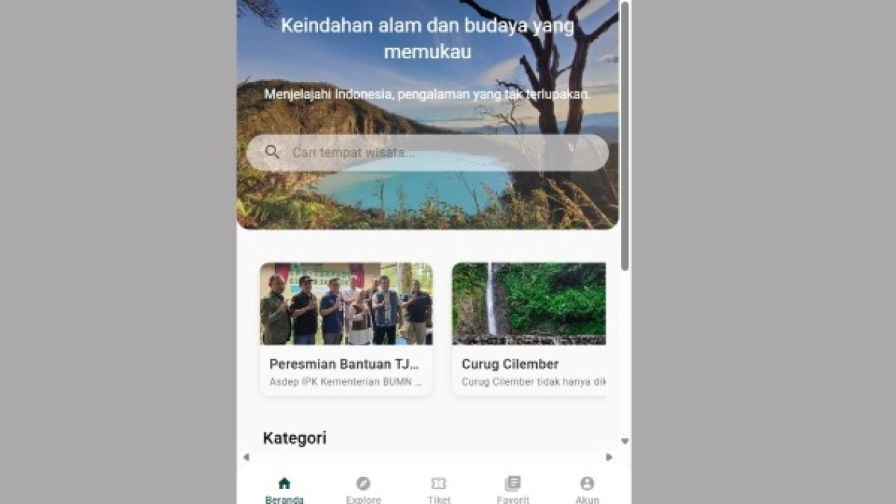 Digitalisasi Pemesanan Wisata Alam dengan Econique Trip
