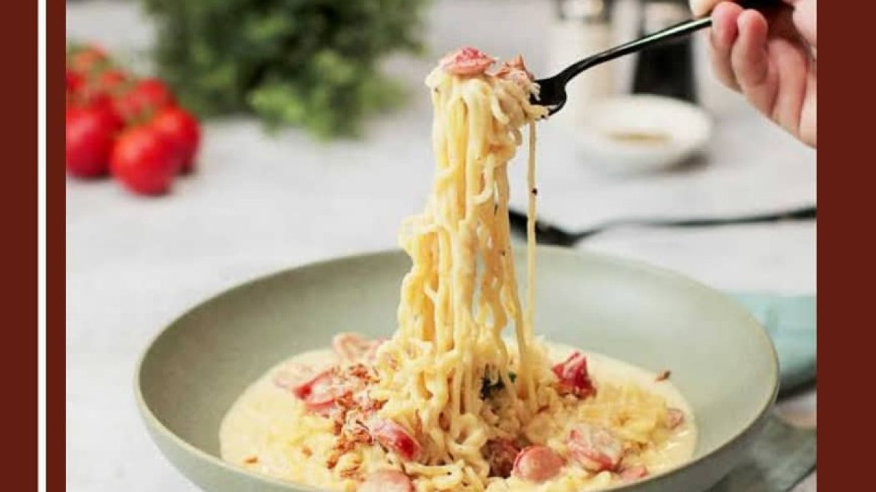 Mie Keju Carbonara