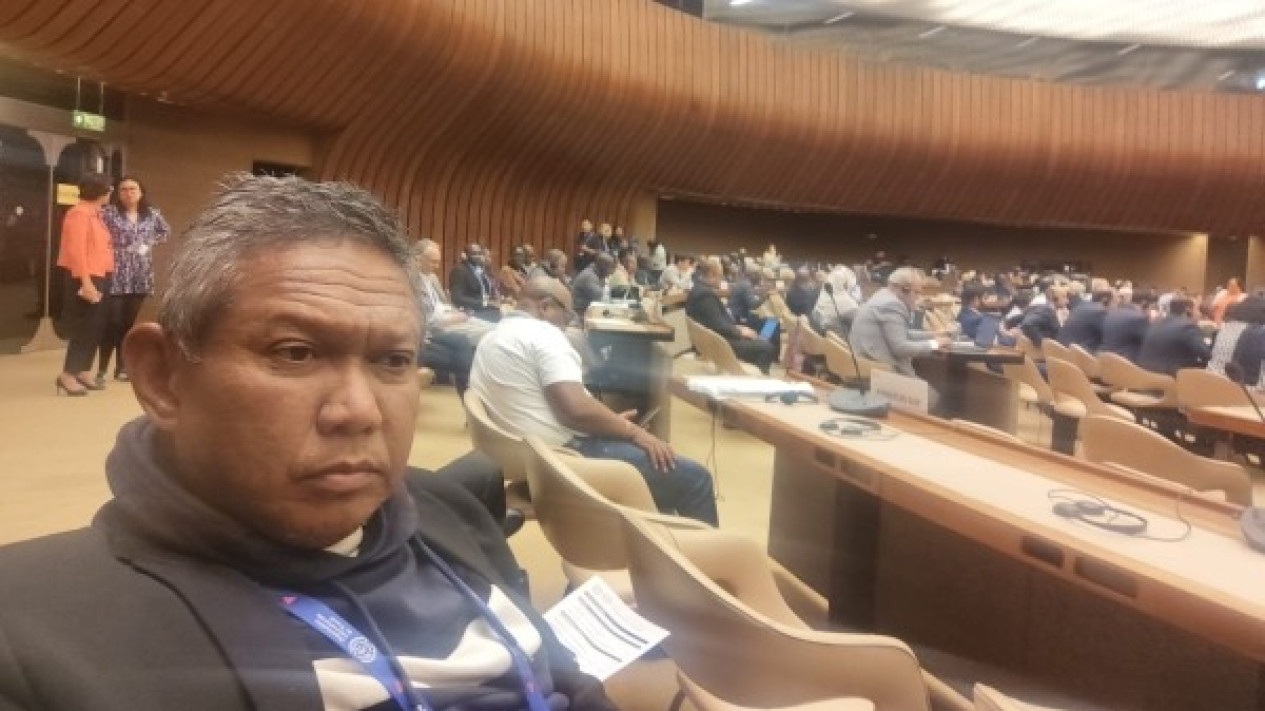Soeharjono di Sidang ILC 113 , ILO 2025 Jenewa