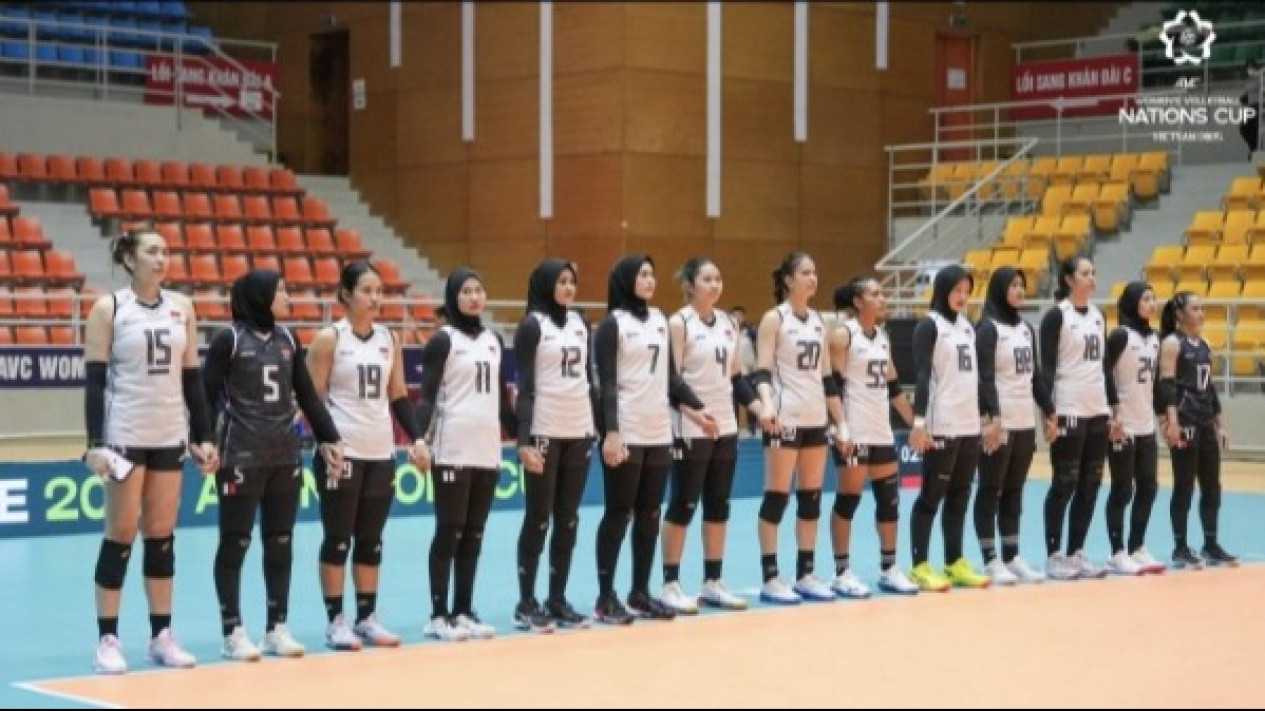 Timnas Voli Putri Indonesia di AVC 2025