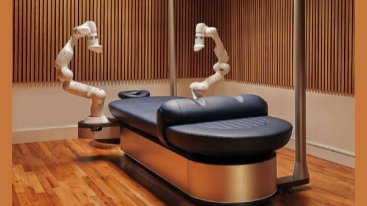 Pijat Menggunakan Robot