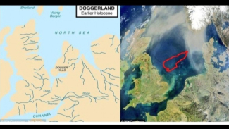 Peta Dataran Rendah Doggerland Peta Dataran Rendah Doggerland