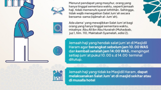 Imbauan Salat Jumat bagi Jemaah Haji Indonesia Imbauan Salat Jumat bagi Jemaah Haji Indonesia