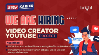 ANTV Buka Loker untuk Video Creatpr Youtube Project ANTV Buka Loker untuk Video Creatpr Youtube Project