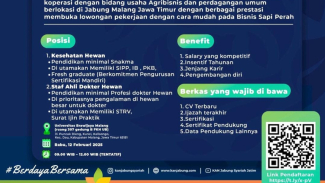 Lowongan Kerja di Koperasi Produsen Agro Niaga Jabung Syariah Lowongan Kerja di Koperasi Produsen Agro Niaga Jabung Syariah