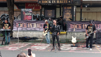 Rock in Halte di Area CFD Kota Solo
