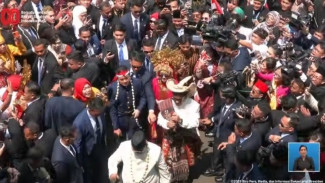Tabola Bale Semarakan Panggung Istana, Meriahkan Penutupan HUT ke-80 RI, Presiden Ikut Bergoyang