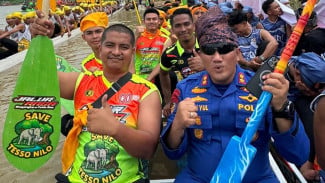 FESTIVAL PACU JALUR 2025: Drama di Tepian Narosa, Jalur Raga Bhayangkara Raih Juara