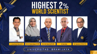 Lima Ilmuwan Universitas Brawijaya Masuk Daftar 2% Peneliti Terbaik Dunia