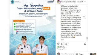 Ramai Respons Netizen! Begini Ragam Tanggapan Warga Menjawab Ajakan Bupati Brebes Soal Jalan Rusak