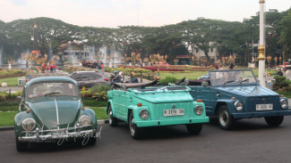 KOMUNITAS VW se-Indonesia, Ramaikan Kehangatan Balai Kota Malang, Jawa Timur