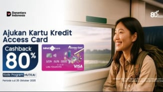 Cashback 80% Tiket Kereta! MNC Bank & KAI Beri Kejutan Besar Bagi Pengguna Kartu Kredit Baru